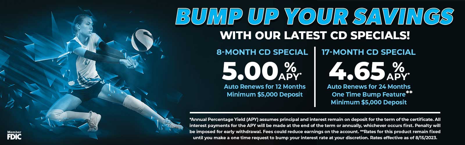 Bank of Wisconsin Dells CD Specials