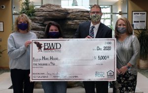 Hope House Check Presentation