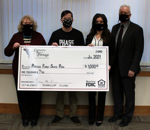 Portage Skate Park Donation Presentation